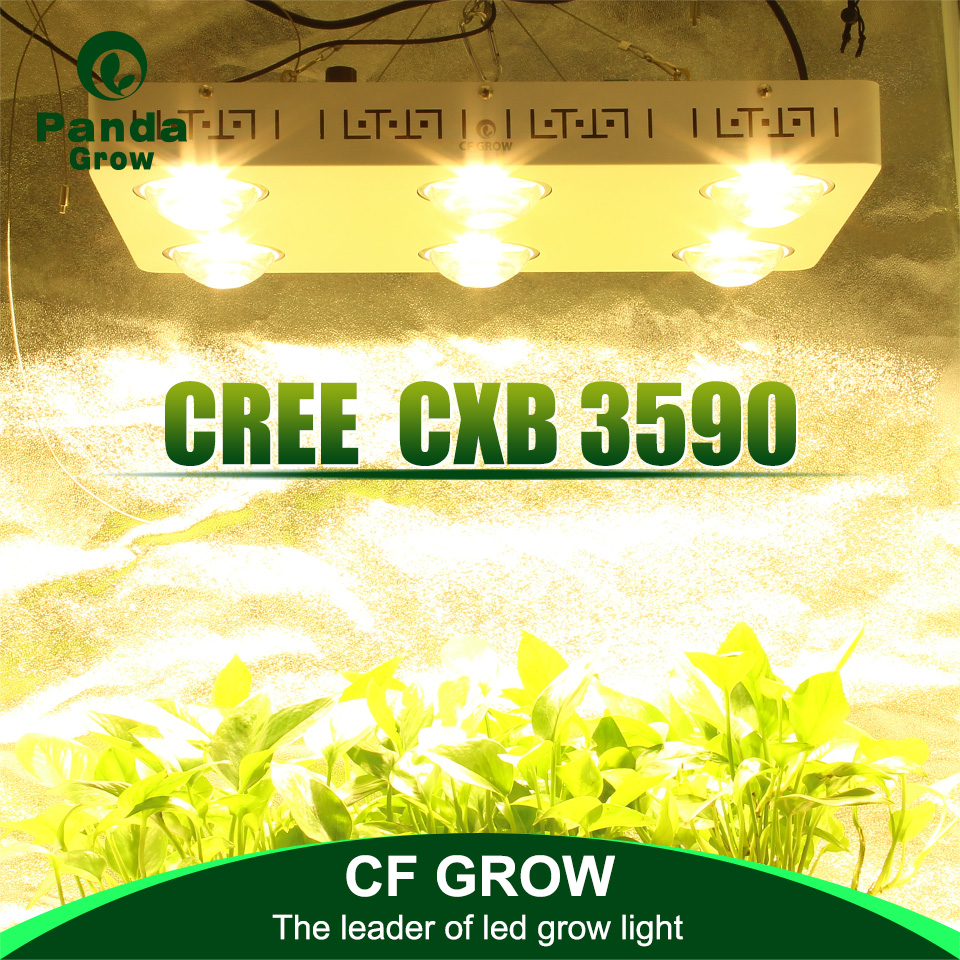밝기 조절 가능한 CREE CXB3590 600W COB 실내 식물 성장용 전체 스펙트럼 성장 램프, Mingwei 전원 포함